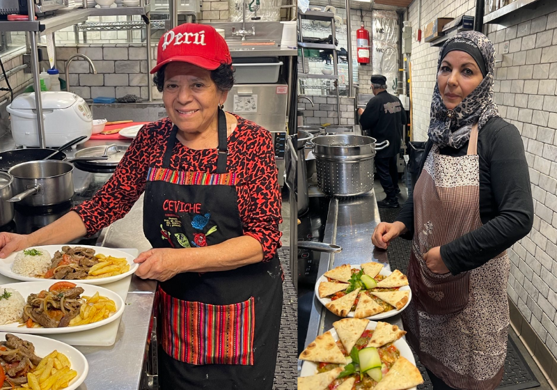 Aqui, os pratos são rotativos e cada um é uma surpresa. Foto: Jody Scaravella.