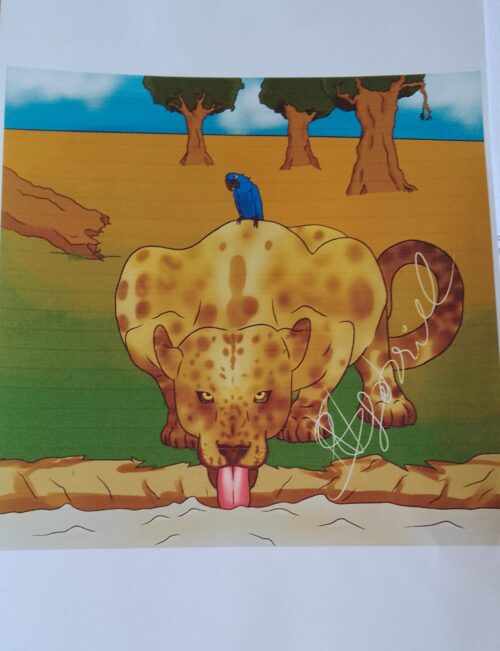 Uma das obras premiadas de Paulo, no Festival da Amazônia. - Foto: divulgação