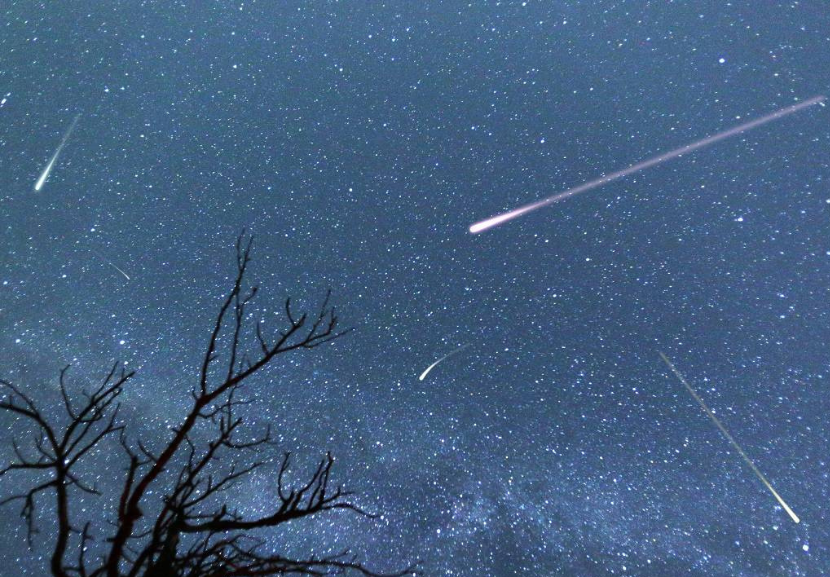 A chuva de meteoros Eta Aquáridas vem da poeira deixada pelo cometa Halley. O pico das estrelas cadentes será nos dias 5 e 6 de maio. - Foto: Belish/Shutterstock