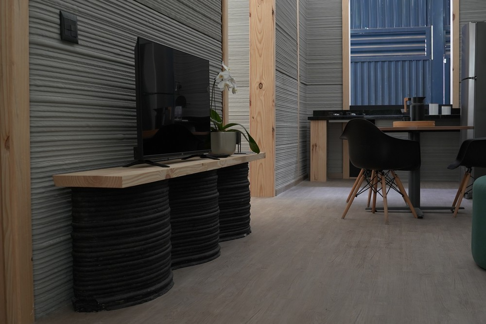 O modelo custa R$ 120 mil e foi impresso com microconcreto. Foto: Grupo Katz.