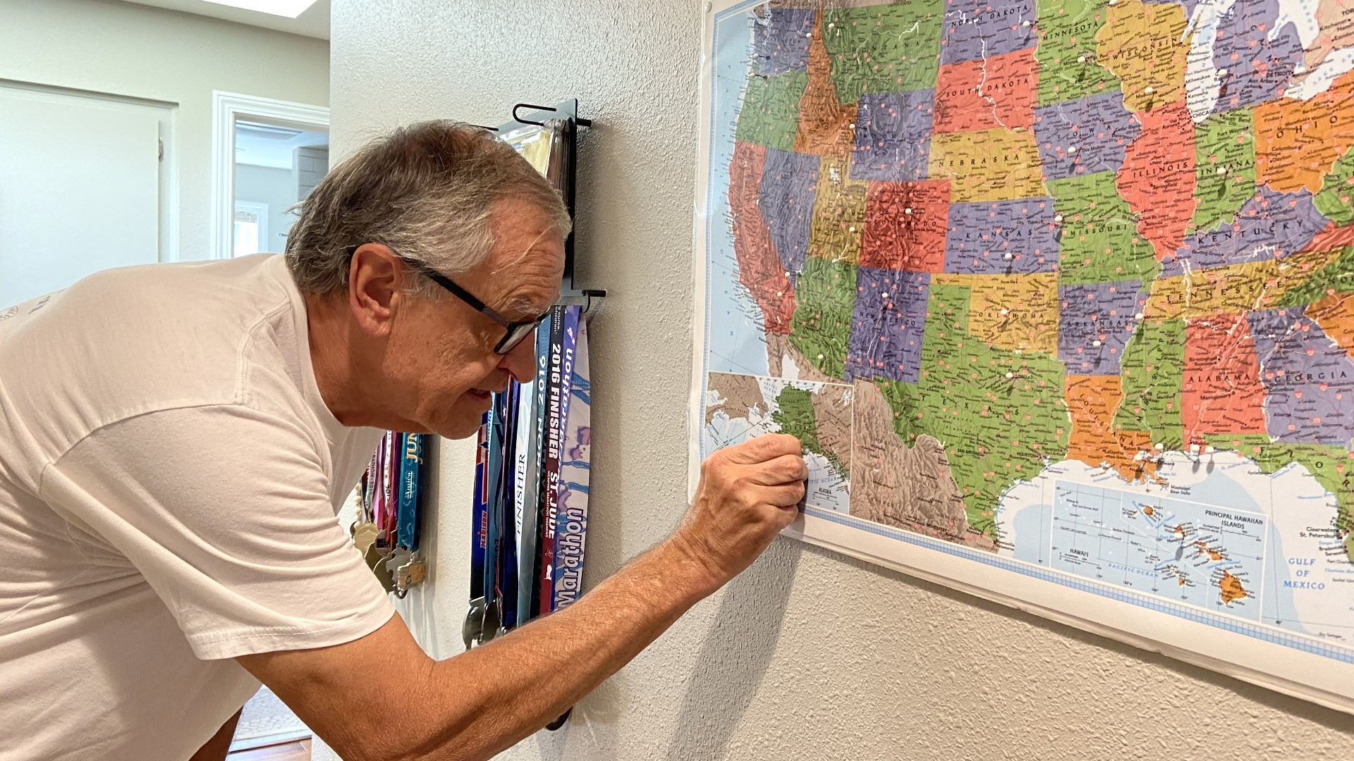 O quadro que começou a ser preenchido há 20 anos, finalmente está completo. Foto: Arquivo pessoal.