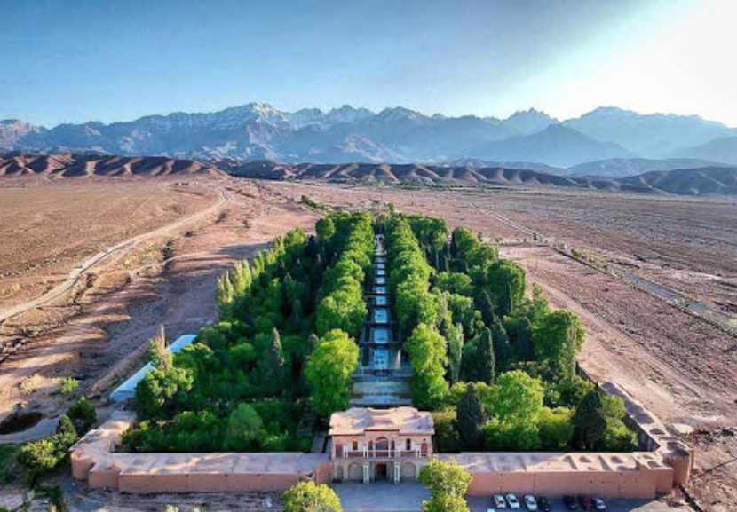 Além da beleza natural, o jardim persa Shazdeh, no deserto do Irã, é um tesouro histórico e cultural. - Foto: Mehrzad Jamshidi