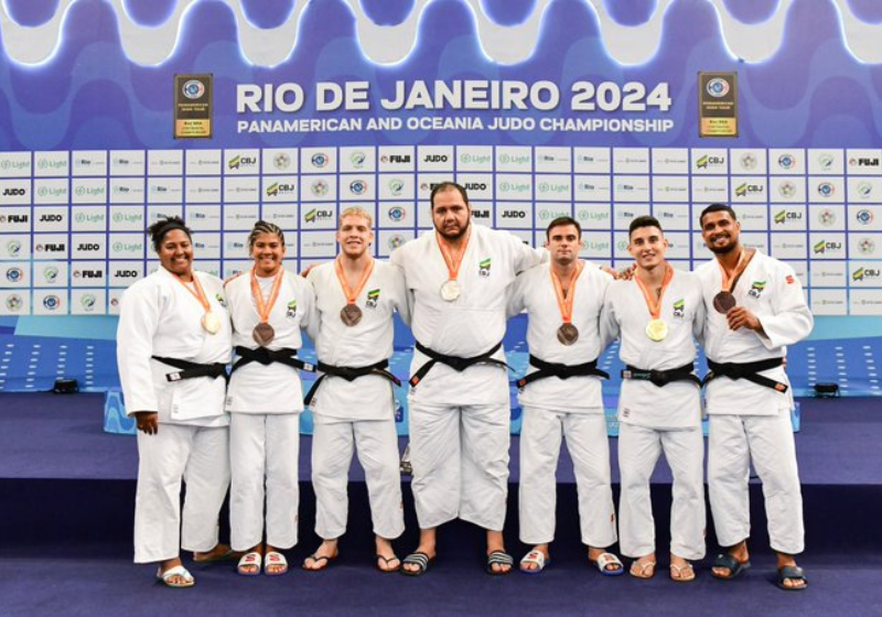 O Brasil mandou no Pan-Americano de Judô. Foram 15 medalhas no total! Foto: Confederação Brasileira de Judô.