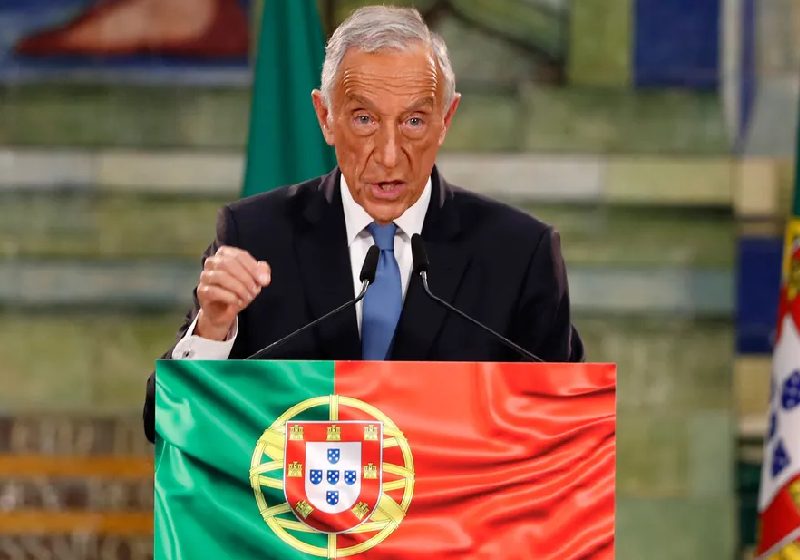 O presidente de Portugal Marcelo Rebelo de Sousa, reconheceu a culpa do país dele pela escravidão, de pessoas sequestradas da África na era colonial, e falou em reparação - Foto: AP Photo/Armando Franca