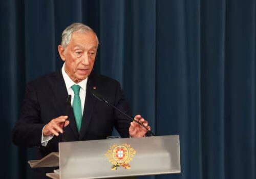 O presidente de Portugal Marcelo Rebelo de Sousa, reconheceu a culpa do país dele pela escravidão na era colonial e falou em reparação - Foto: REUTERS/Pedro Nunes/File Photo Purchase Licensing Rights