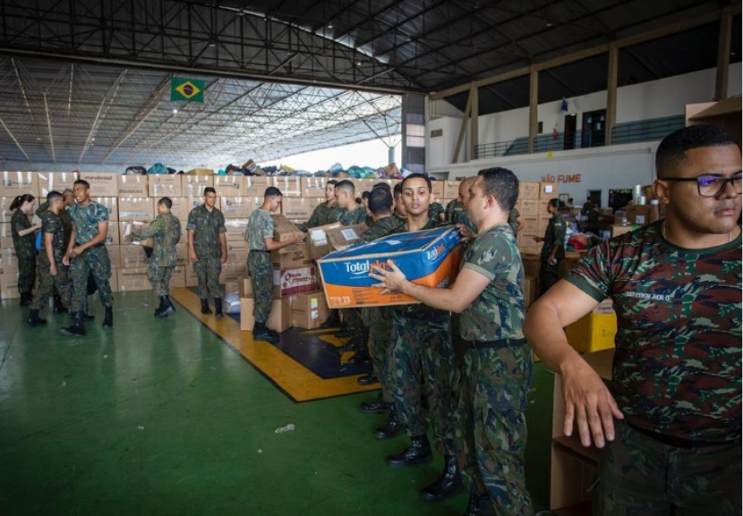 Os selecionados vão para Canoas e Santa Maria, cidades atingidas pelas inundações no RS. - Foto: reprodução/ Instagram @fab_oficial