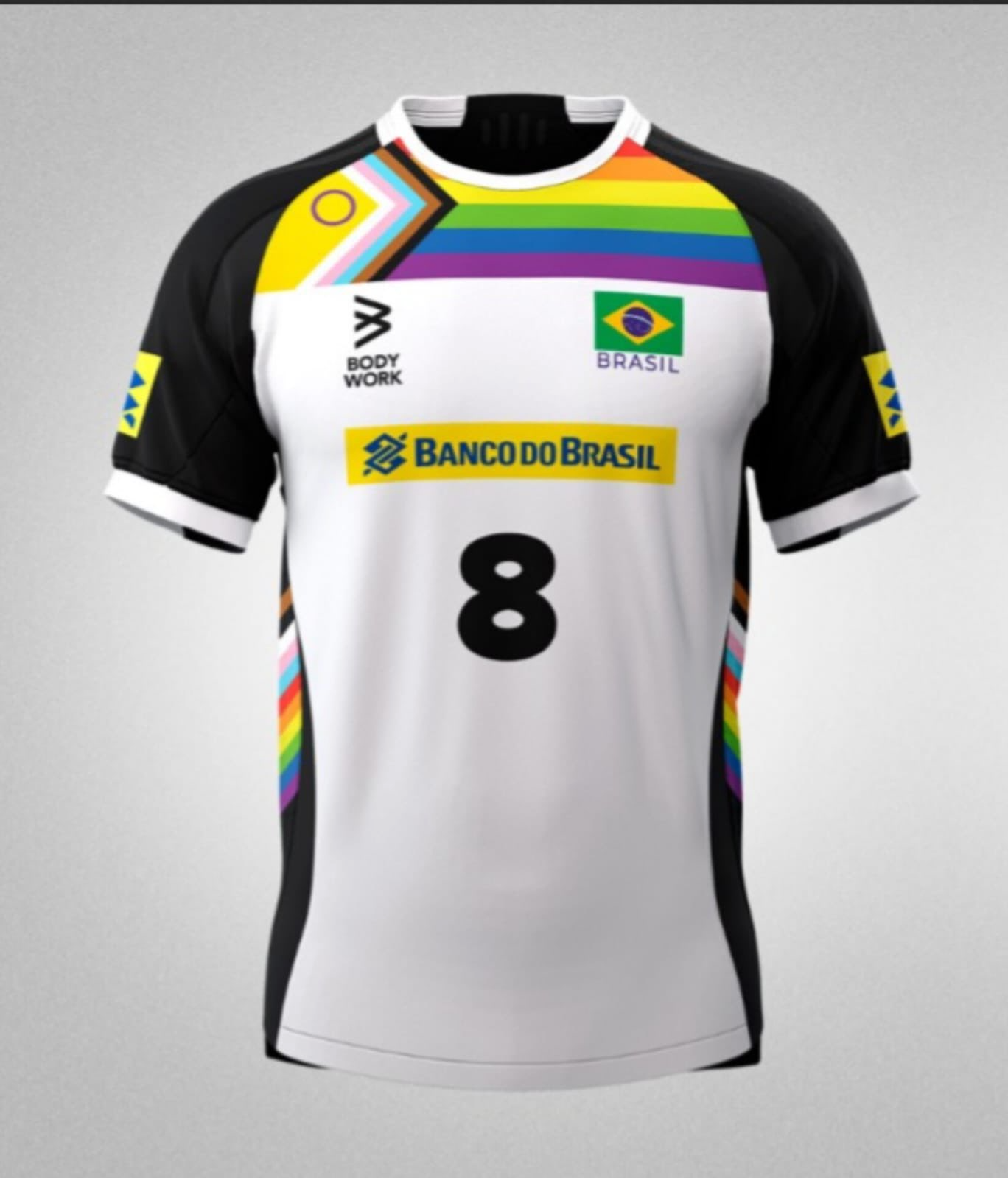 Personalidades do vôlei brasileiro entraram em quadro usando a camisa da campanha. Foto: @QGdoVolei/X.