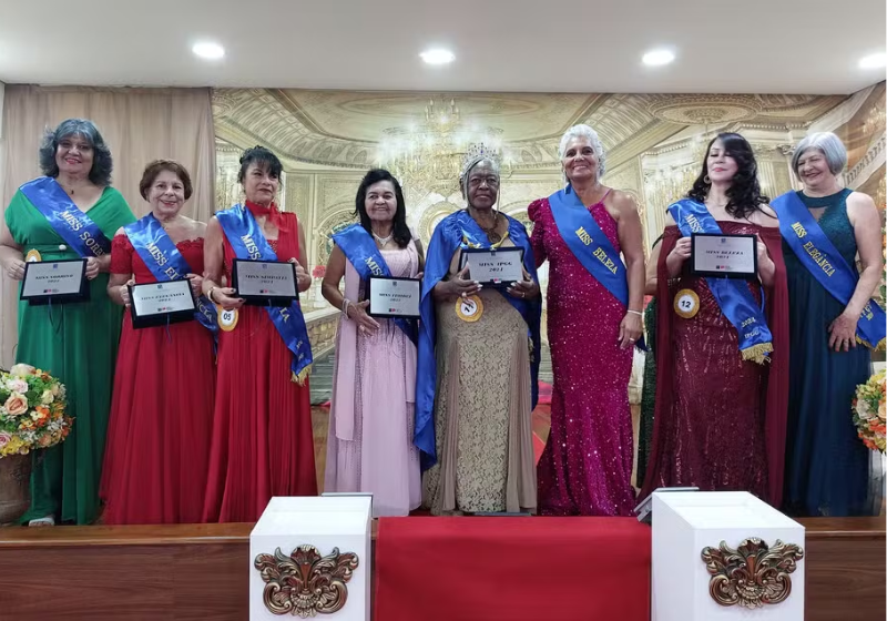 O concurso Miss Melhor Idade 2024 foi criado para promover mais autoestima em mulheres acima dos 60 anos. - Foto: divulgação