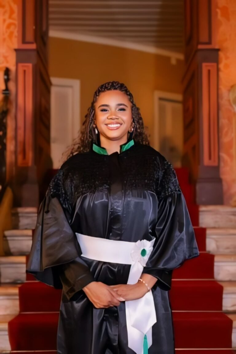 Karoline disse que quer ser um exemplo para outras que virão. Foto: Arquivo pessoal.