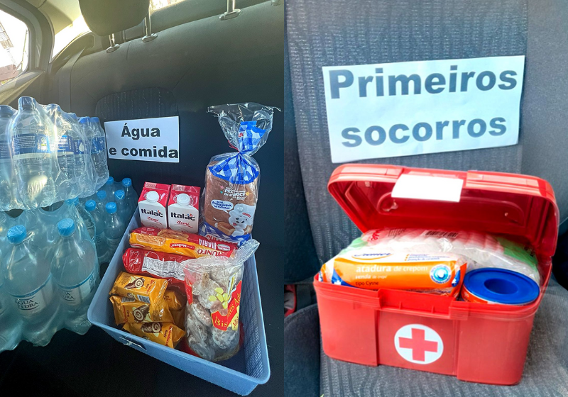 No Socorro Móvel, os atingidos pelas chuvas podem pegar uma série de itens que estão precisando. Foto: SNB.
