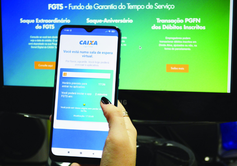 A Caixa Econômica Federal vai liberar o FGTS para trabalhadores vítimas da enchente em Porto Alegre e cidades próximas, atingidas pela chuvas no RS. - Foto: Arquivo A Hora.