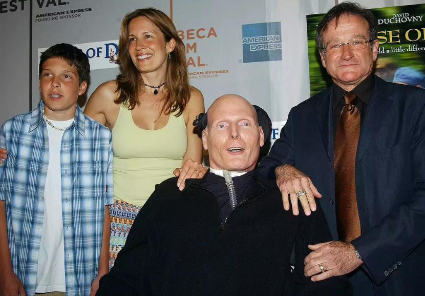 O relacionamento da dupla se fortaleceu após o acidente de Christopher. - Foto: Richard Corkery/Ny Daily News 