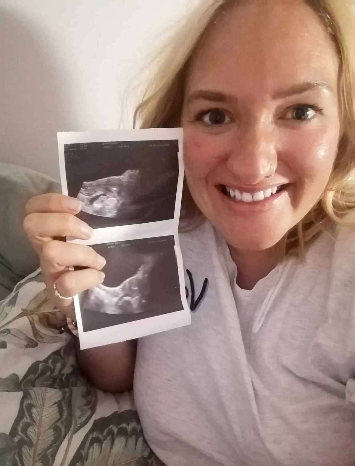 Gem conseguiu se tornar mãe com a ajuda de diversos estranhos online. Foto: Gem Baker.