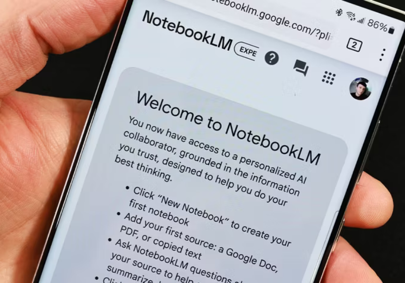 O Google NotebookLM foi lançado no Brasil e o serviço pode ser usado para diversas coisas. Veja! Foto: Pocket-lint.