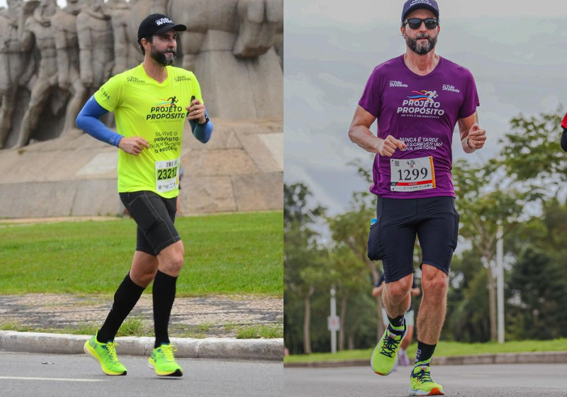 O maratonista brasileiro Hugo Farias agora está no Guinness Book! Um verdadeiro campeão. - Foto: reprodução Instagram