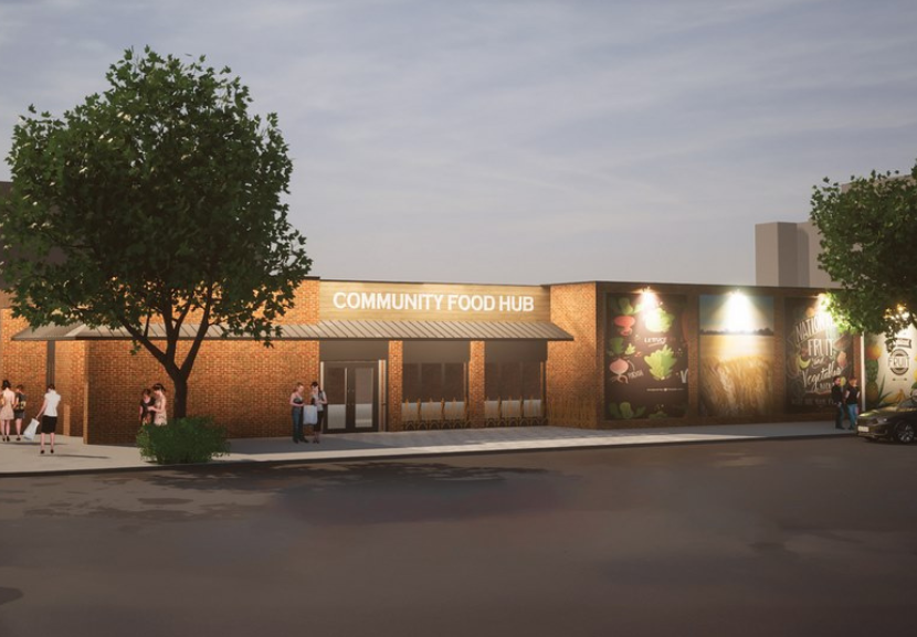  O banco ainda não divulgou a data oficial da inauguração, mas já conseguiram todo o dinheiro para a construção do prédio. - Foto: Regina & District Food Bank