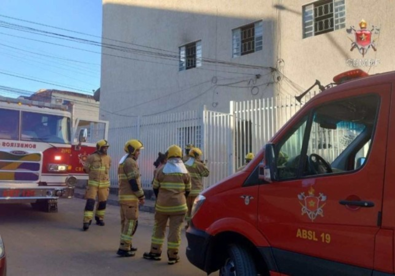 De folga, um bombeiro do Distrito Federal (DF) salva a mãe e a filha. Que resgate! Foto: CBMDF/Correio Braziliense