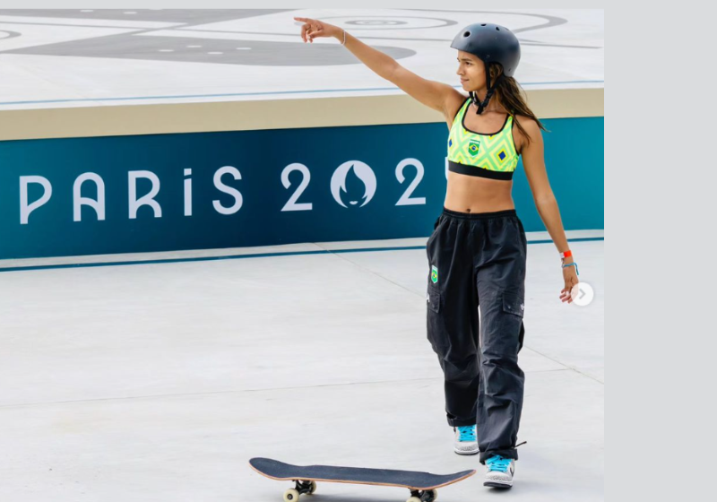 A nossa eterna Fadinha, Rayssa Leal avança para a Final nas Olimpíadas de Paris 2024. Foto: @rayssaleal