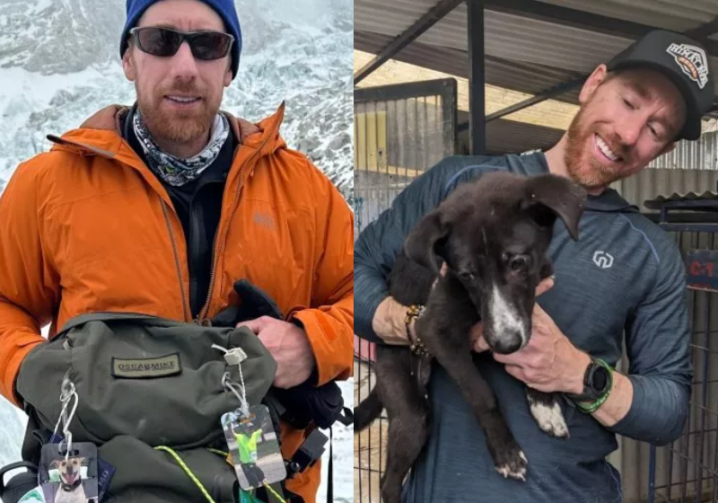 Summit voou direto do Nepal para viver nos EUA com Kevin. Que fofura! Foto: Kevin Leurquin.