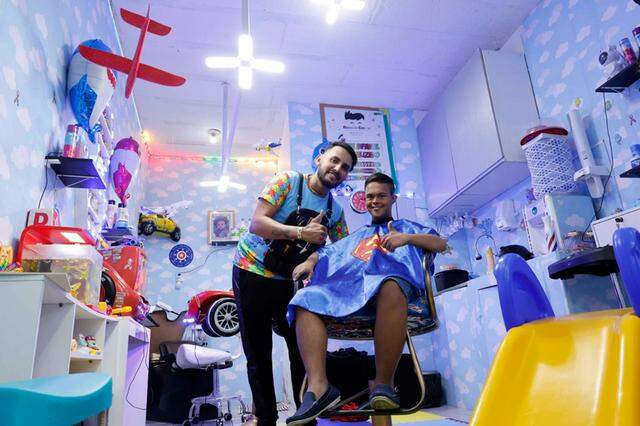 O espaço foi todo decorado para que as crianças se sintam à vontade. Foto: Wagner Santana/O Liberal.