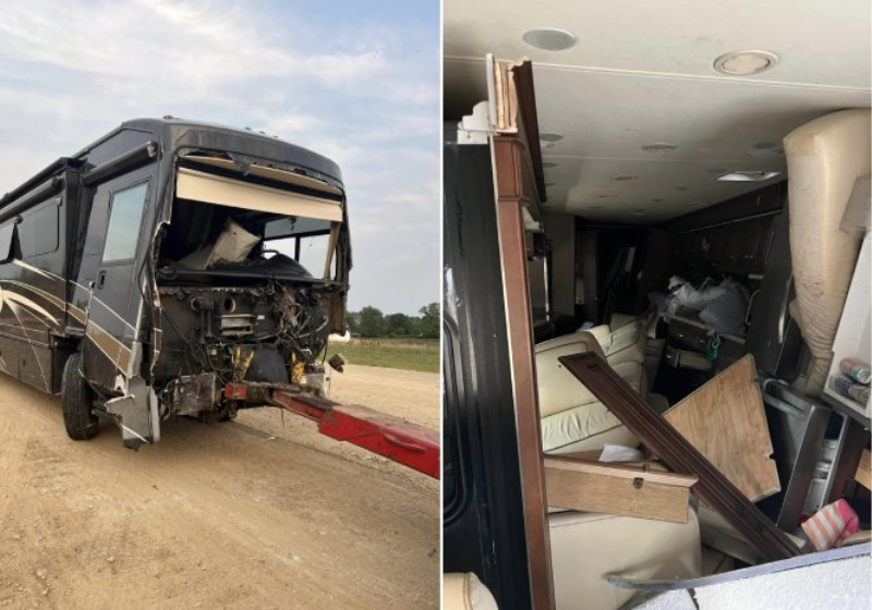 Movidos pela solidariedade, desconhecidos salvam família que caiu com trailer em penhasco na estrada. Foto: Sunnyskyss 