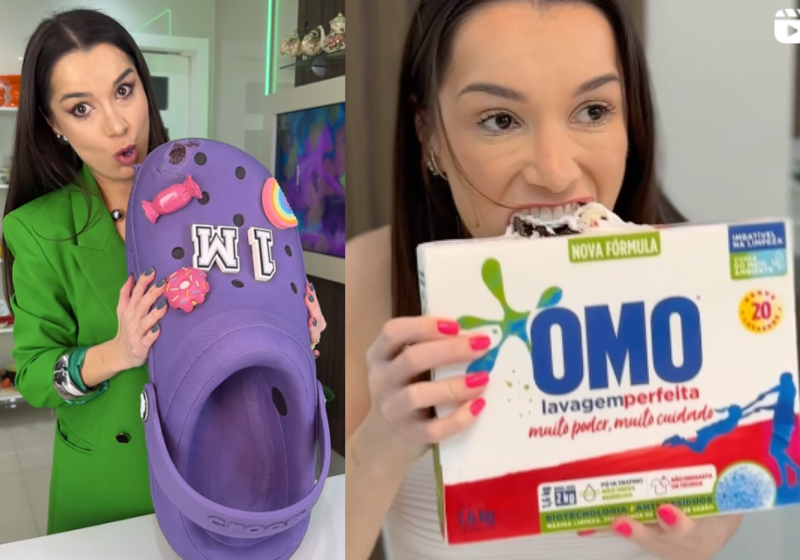 Vivi Cake, uma brasileira que faz bolos que imitam produtos conhecidos tem milhões de seguidores. Foto: @vivicake