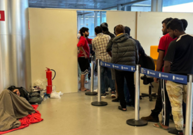 Sem visto nem documentos, mais de 400 imigrantes que estão no Aeroporto de Guarulhos, em São Paulo, serão acolhidos pelo Brasil, de acordo com o Ministério Público Federal (MPF). Foto: MPF 