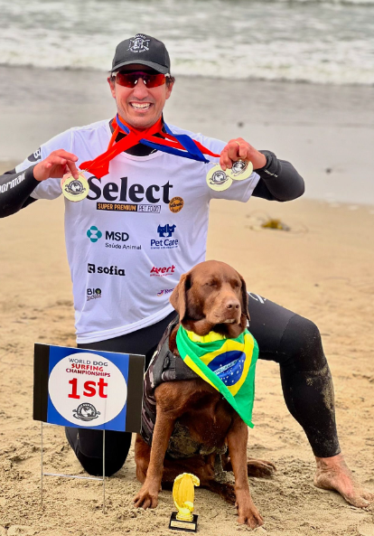 Cacau relaxada depois de arrasar na competição. Foto: @ivanquintaes/Instagram.