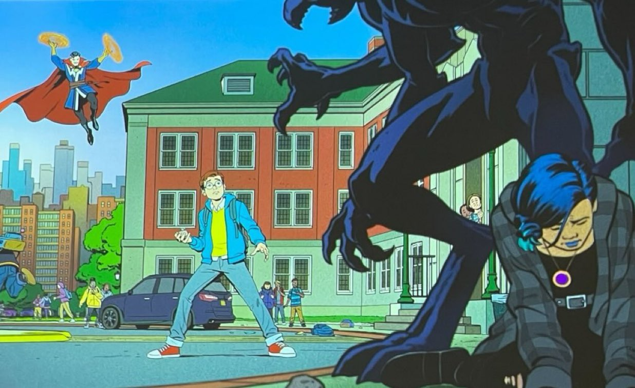 Na D23, a Disney apresentou as primeiras imagens da série. Foto: Disney.