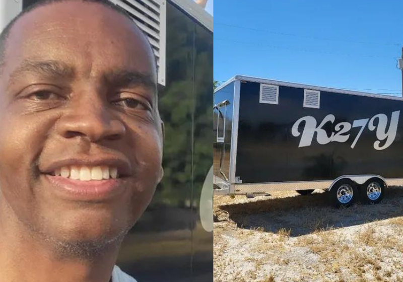 Kevin, o funcionário do BK que nunca faltou ao serviço, ganhou R$ 2 milhões numa vaquinha e agora, além de casa própria, tem um food truck. - Foto: Arquivo pessoal.