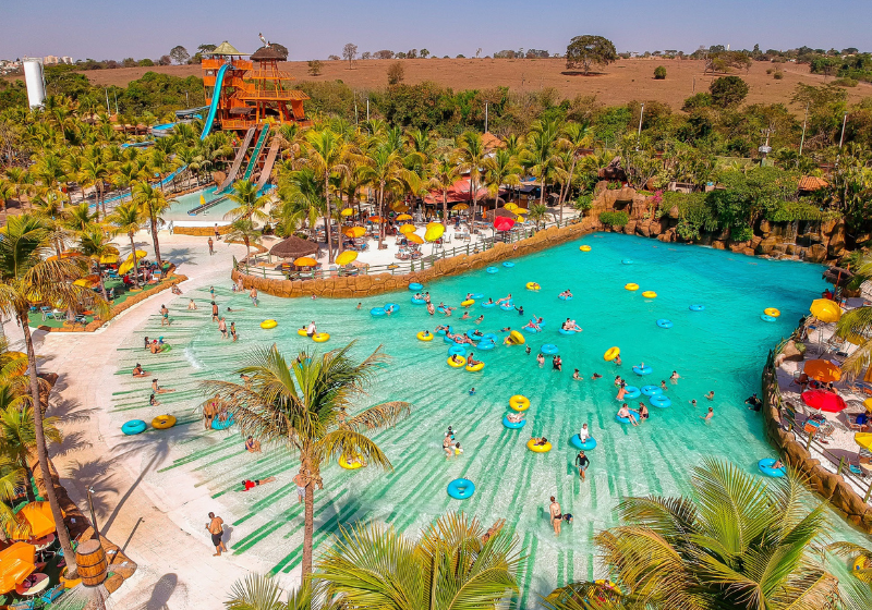 Dois parques aquáticos mais visitados no mundo estão no Brasil. Incrível! Foto: Thermas dos Laranjais.