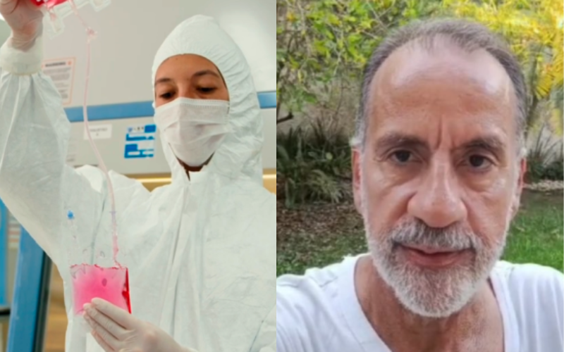 Paulo Peregrino está entre os 9 pacientes que tiveram remissão completa do câncer com o tratamento inovador. -Foto: USP/@pauloperegrino