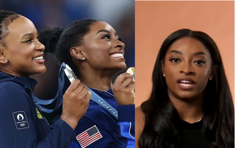 Simone Biles exalta Rebeca Andrade em documentário da Netflix: beleza, força e destreza