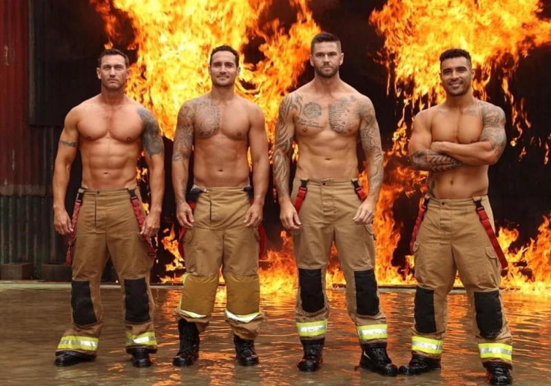 Se você quiser ajudar instituições de caridade, e ainda por cima levar essas beldades para casa, a hora é agora! Foto: Aus Firefighter Calendar.