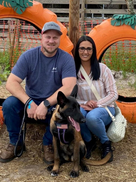 Tiffany, de 35 anos, chegou ao hospital e foi informada que o marido tinha 5% de chance de sobreviver. - Foto: SWNS