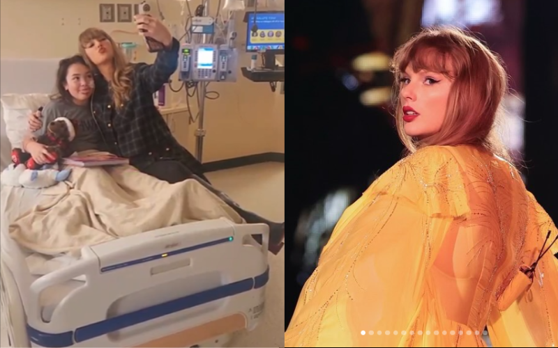 Taylor Swift visita um hospital infantil , no Missouri, nos EUA, distribui simpatia e carinho. - Foto: Taylor Swif Updates