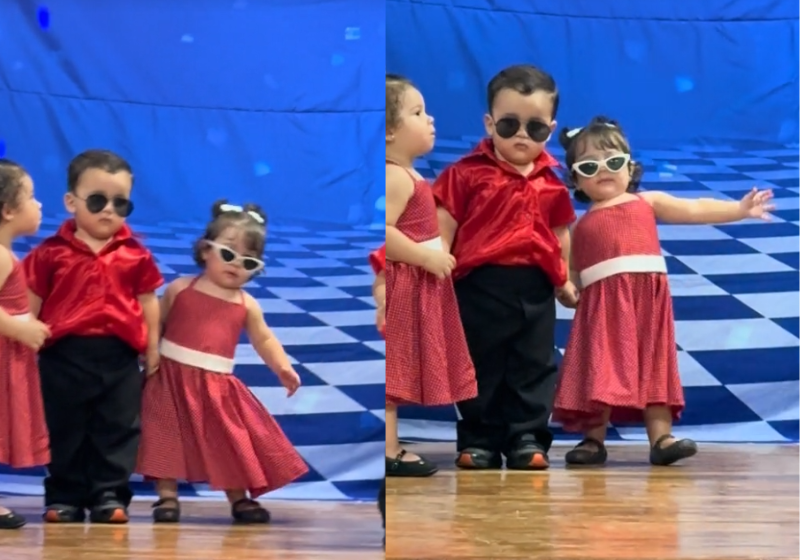 A menininha Isabela sem dúvida foi a mais autêntica na festa da escola. Ela arrasou demais! - Foto: brunamaiolini/TikTok