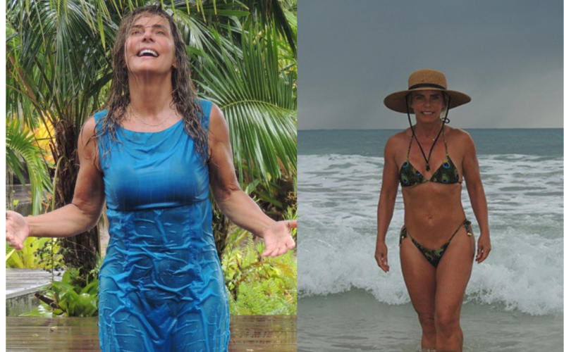 De biquíni, aos 72 anos, Bruna Lombardi exibe sua beleza estonteante durante passeio à praia no fim de ano. - Foto: @brunalombardi