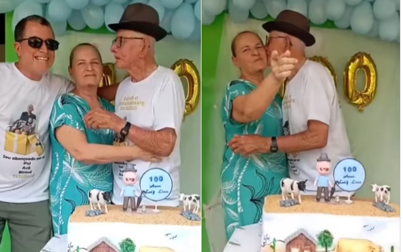 Esse brasileiro é Seu Luís, de Alagoas, que acaba de completar 100 anos, lúcido e bem-humorado. - Foto: Maragogi News