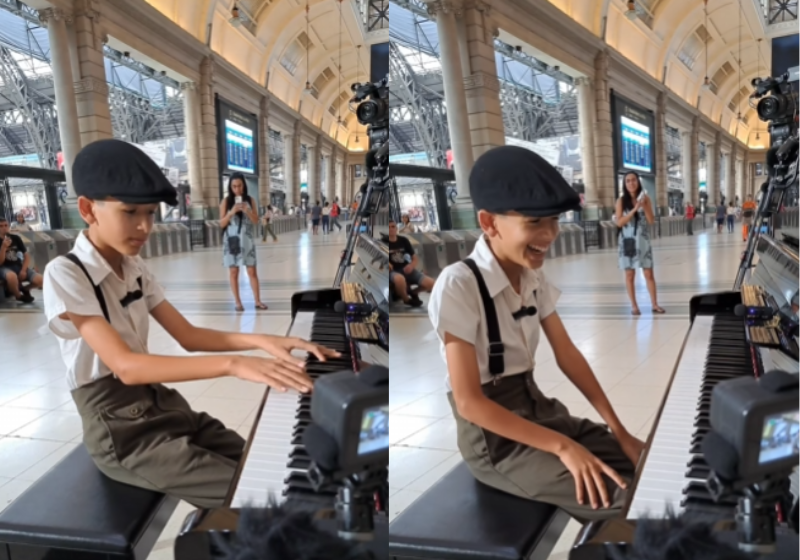 O menino pianista, da Argentina, tem apenas 12 anos de idade, mas já mostrou um talento incrível no piano. - Foto: @tomijackson10