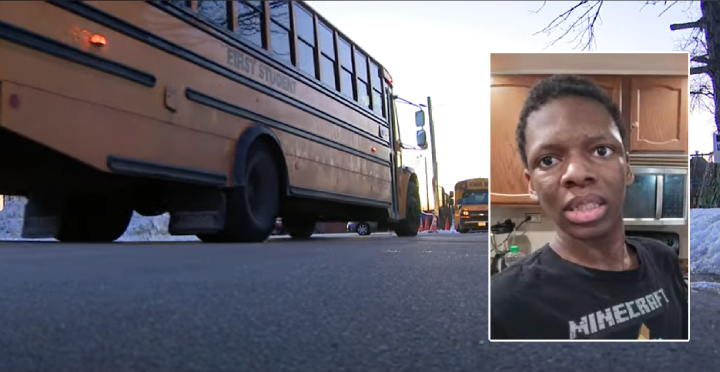 Se não pelo motorista de ônibus, o adolescente poderia ter que amputar os pés. - Foto: CBS 