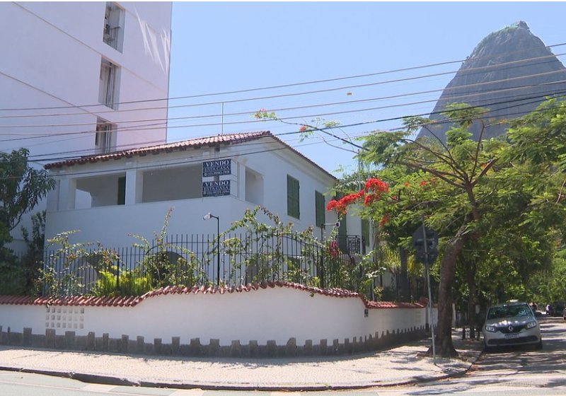 A casa fica na Urca, um dos locais mais valorizados do Rio de Janeiro. - Foto: TV Globo