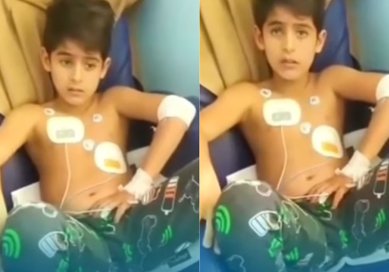 Esse é o Nicolas, um menino que viveu uma experiência única, após sofrer uma parada cardíaca, ele contou ter ouvido Deus dizer que não era a hora de ele morrer. – Foto: Aparecida Urgente