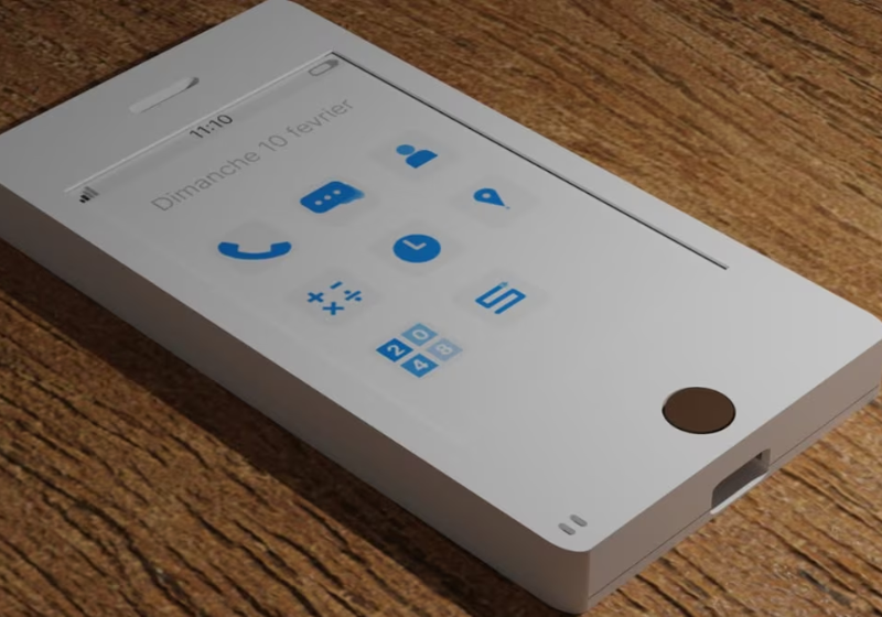 O Paxo, o telefone celular, criado por Gabriel Rochet, um estudante de 16 da França, já é um sucesso e o jovem chama a atenção do mundo para sua criação. – Foto: @gabriel_rochet_paxo 