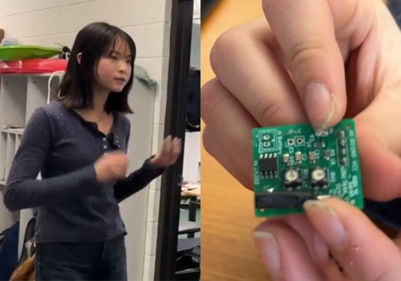 Sarah Wang, de 14 anos, pesquisou, estudou e testou o aplicativo que alerta ao identificar movimentos característicos, o risco de convulsão. Foto: CBS News