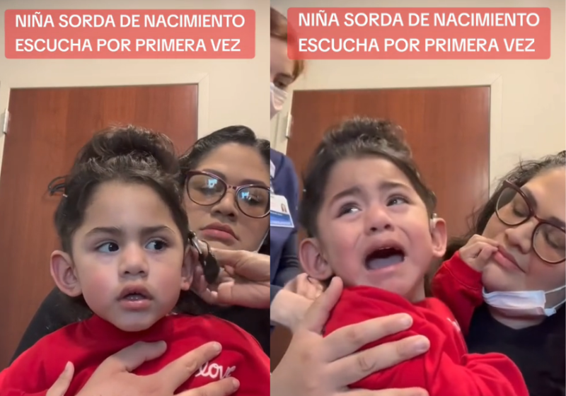 Menininha surda se emociona ao ouvir a voz da mãe pela primeira vez; vídeo