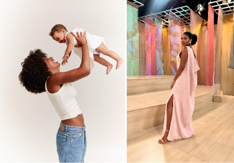 A história de Mariana Sena, de 29 anos, agora inclui Ayumi, a filha, de pouco mais de 12 meses: momento de plenitude. Foto: @marianasena