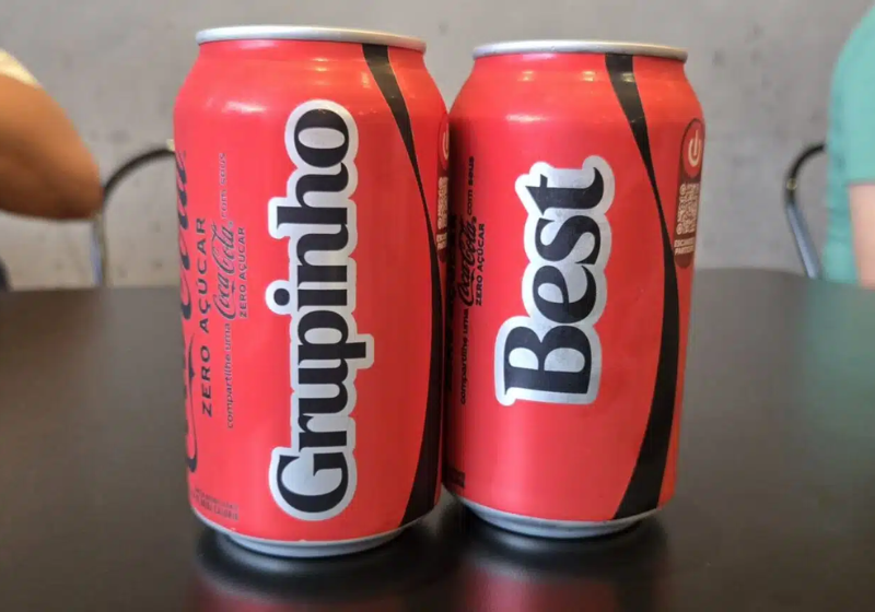 Palavras e expressões usadas pelos jovens também estarão estampadas nas latinhas. Foto: GKPB