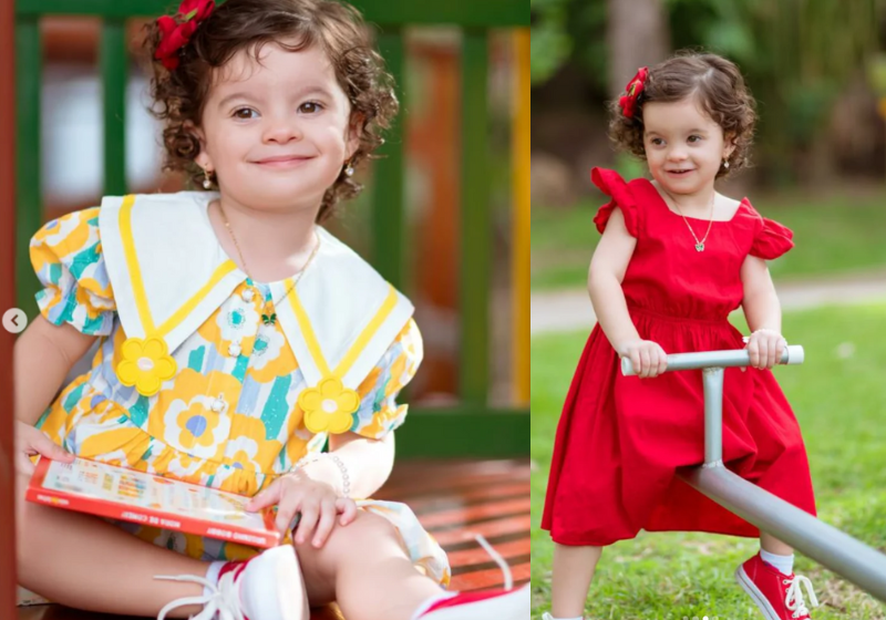 Catarina também demonstra interesse em aprender turco e gosta de músicas de adulto. Foto: @rankbrasil