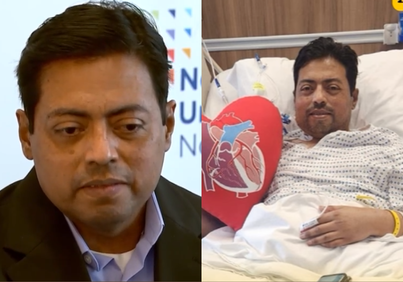 Sérgio Arias, de 47 anos, desabafou: "Eu realmente acredito que Deus estava trabalhando com todas essas pessoas ao meu redor". Foto: WRadioColombia 